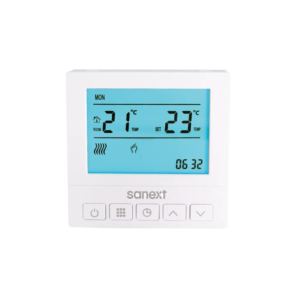 <b>Термостат</b> программируемый, LCD, SANEXT (6988)
