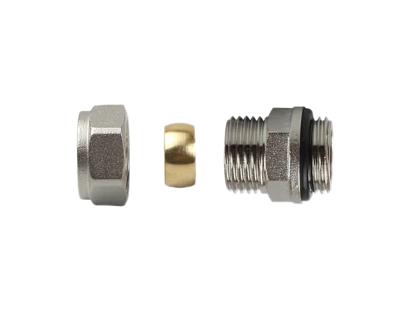 Фитинг подключения L и T-образной медной трубки D15-G1/2" с рез. уплотнит. SANEXT (4938) - Изображение 3
