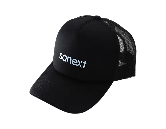 Кепка летняя с сеткой SANEXT черная - Изображение 1