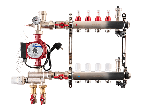 РКУ SANEXT «Теплый пол» с насосно-смесительным узлом MU-S - Изображение 1