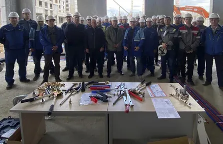 11 мая сервисная служба SANEXT проводила монтажный семинар на объекте АО ГК «ЭТАЛОН»