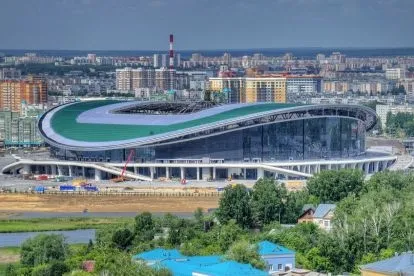 Трубы SANEXT на стадионе «Казань Арена»