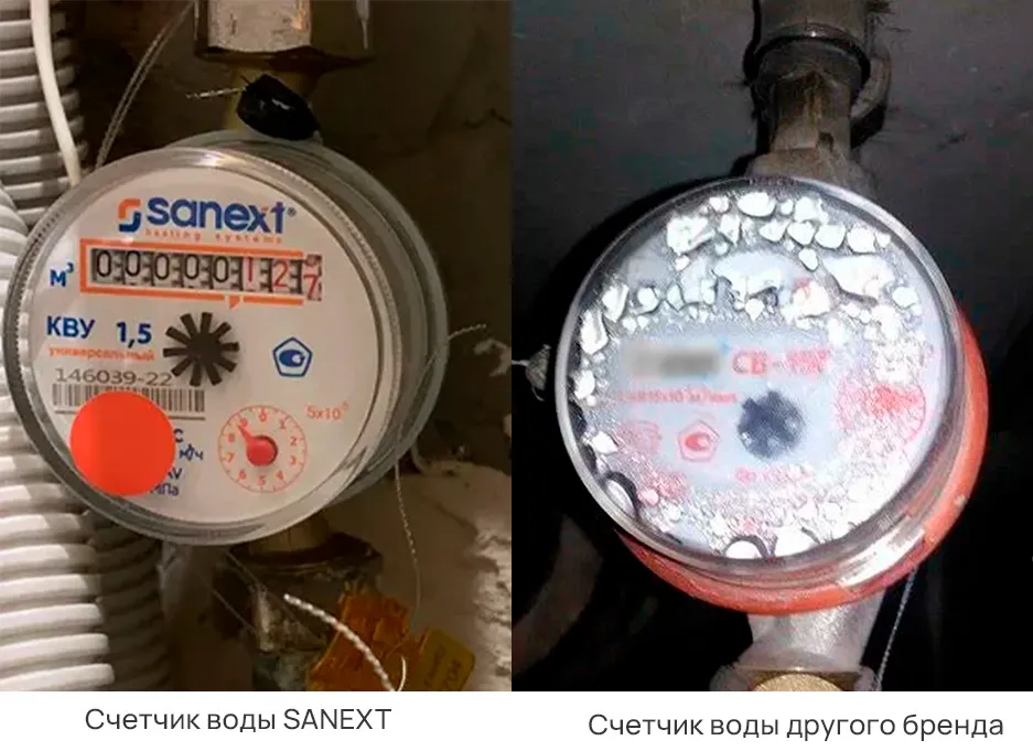 Счетчик воды SANEXT и другого производителя