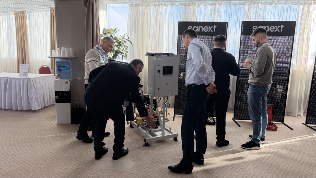 SANEXT на Aquaflame by Aquatherm: диалог с рынком и практичные решения для инженерных систем